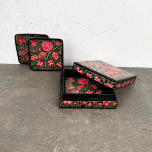 Kashmiri Papermache Square Coasters