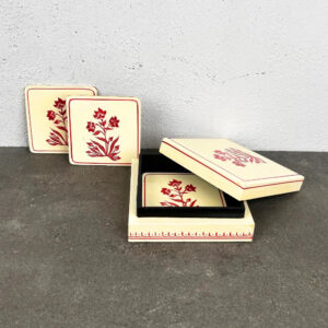 Kashmiri Papermache Square Coasters